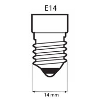 LED žárovka Filament 4W, E14, EMOS Z74230, teplá bílá