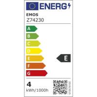 LED žárovka Filament 4W, E14, EMOS Z74230, teplá bílá