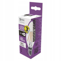 Emos LED žárovka Z74214, E14, 4W, 465lm, 4100K, neutrální bílá, čirá