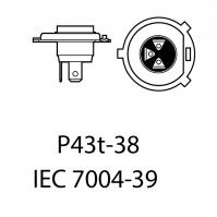 Žárovka do auta Osram H4 60/55 W, 64193NL, 1 ks