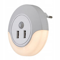 Noční světlo Rabalux Dembo (76012) s USB, bílé