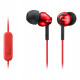 Sluchátka Sony MDR-EX110AP špuntová, červená