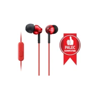Sluchátka Sony MDR-EX110AP špuntová, červená