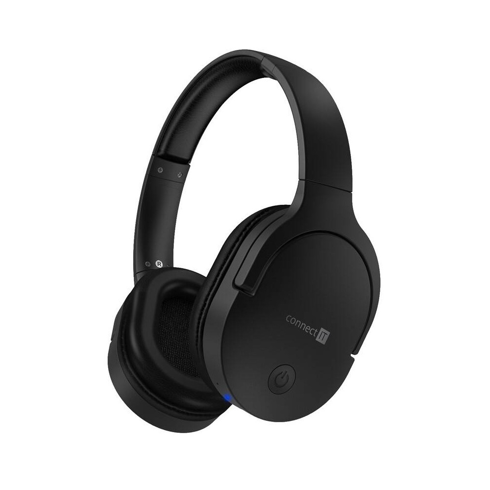 Bezdrátová sluchátka Connect IT SuperSonic CHP-0500, BT, 20 h, mikrofon, černá
