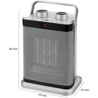 Teplovzdušný keramický ventilátor Clatronic HL3631 PTC, 1500 W, 2 stupně