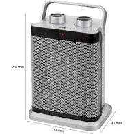 Teplovzdušný keramický ventilátor Clatronic HL3631 PTC, 1500 W, 2 stupně