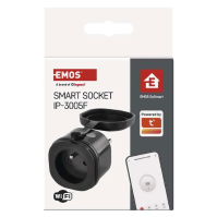 GoSmart WiFi zásuvka IP44 EMOS IP-3005F