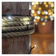 EMOS Základní sada pro spojovací řetězy Standard, 10 m, venkovní, studená bílá, časovač