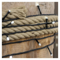 EMOS Základní sada pro spojovací řetězy Standard, 10 m, venkovní, studená bílá, časovač