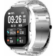 Chytré hodinky Winner Group WG AirFlexOne - stříbrné, 2x řemínek