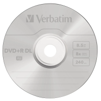 Verbatim DVD+R DL 8,5 GB 8x, spindle 10 ks