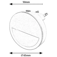 Noční světlo do zásuvky Rabalux Pumpkin (2283)