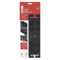 Přepěťová ochrana Emos P54052, 8Z/3M/C 1800J