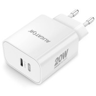 Nabíječka do sítě Aligator Power Delivery 20W, USB-C + kabel pro Apple, bílá