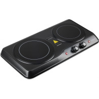 Vařič Vigan SKV2C, sklokeramický, 2 plotýnky, 1200 W, černá