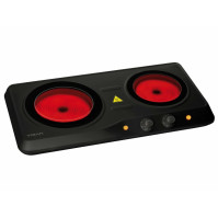 Vařič Vigan SKV2C, sklokeramický, 2 plotýnky, 1200 W, černá