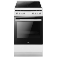 Sklokeramický sporák Amica SS 14 EBW, bílý