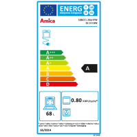 Sklokeramický sporák Amica SS 14 EBW, bílý