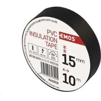 Izolační páska PVC 15 mm / 10 m černá (EMOS F61512)