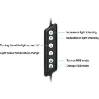 Kruhové RGB LED světlo Connect IT CLI-2020-SM (Selfie10RGB)