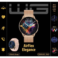 Chytré hodinky Winner AirFlex Elegance, zlaté
