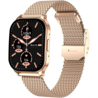 Chytré hodinky WG AirFlex One+ Gold, zlaté, 2x řemínek