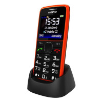 Mobilní telefon Aligator Senior A675, oranžová