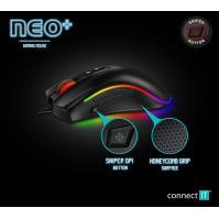 Herní myš CONNECT IT NEO+ Pro gaming mouse, black