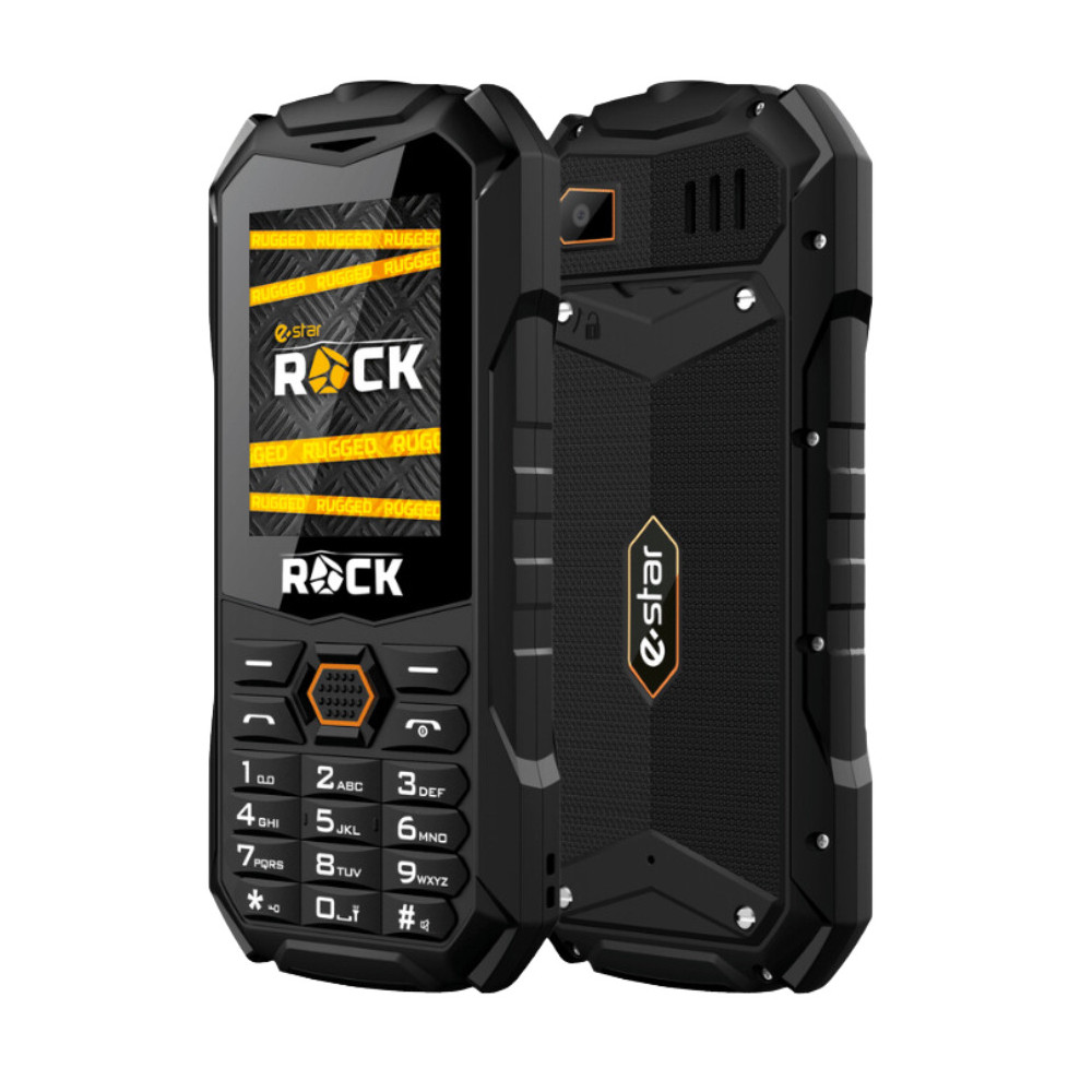 Odolný mobilní telefon eStar ROCK (GSMES1216), černý