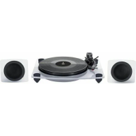 Gramofon Bigben TD115CSPS, s reproduktory, černý